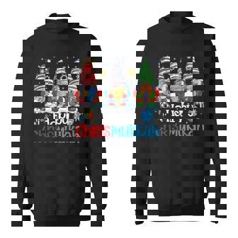 Happy Christmukkah Ugly Sweater Hanukkah Christmas Gnome Sweatshirt | Seseable UK