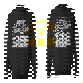 Happy New Year 2026 Glasses Of Beer Fireworks New Years Eve Sweatshirt | Seseable CA