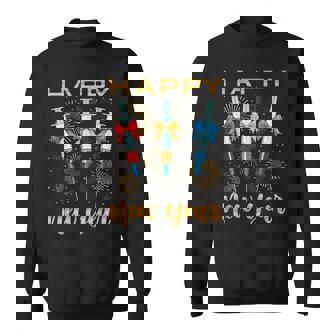 Happy New Year Nurse Coquette Bow New Years Eve Party 2026 Sweatshirt Unisex | Mazezy