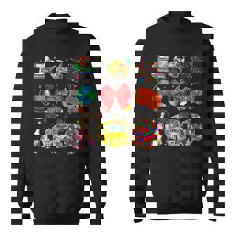 Happy New Year Teacher Fireworks New Years Eve Party 2026 Sweatshirt Unisex | Mazezy