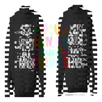 You Can Do Hard Things Autism Awareness Autistic Puzzle Sweatshirt | Seseable CA