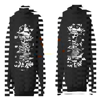 Having A Mental Bake Down Skeleton Bakers Sweatshirt | Mazezy