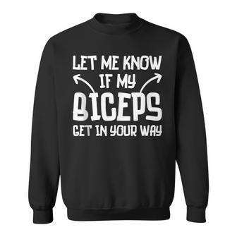 Hazmeaberi Mis Bícepse Interponen En Tu Camino Divertido Entrenamiento De Gimnasio In Mangas Camisa de entrenamiento - Regaloses