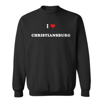 I Heart Christiansburg I Love Christiansburg Virginia Tank Top Sweatshirt Unisex | Mazezy