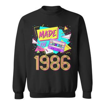 Hecho En 1986 36 Años Retrointage 80S 36 Cumpleaños Camisa de entrenamiento - Regaloses