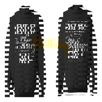 Hermano De La Niña De Cumpleaños Camisa de entrenamiento - Regaloses