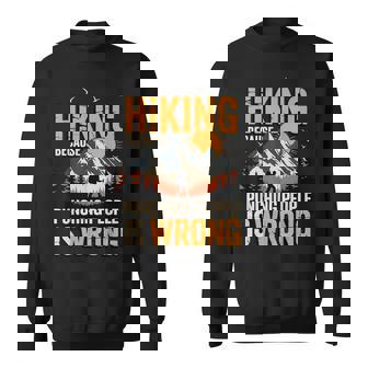 Hiking Outdoor Hiker Nature Trail Mountain Sweatshirt | Seseable FR