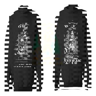 Holten State Park Illinois Hiking Trail Raccoon Sweatshirt Unisex | Mazezy