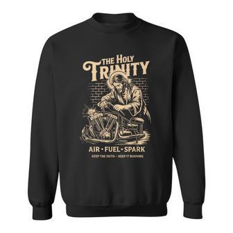 The Holy Trinity Air Fuel Spark Keep The Faith Sweatshirt - Thegiftio UK