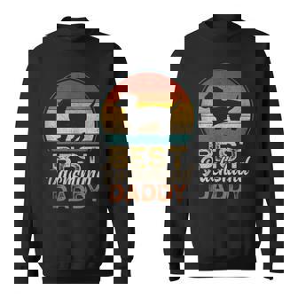 Hombre Best Dachshund Daddy Father's Day Wiener Dog Dad In Mangas Camisa de entrenamiento - Regaloses