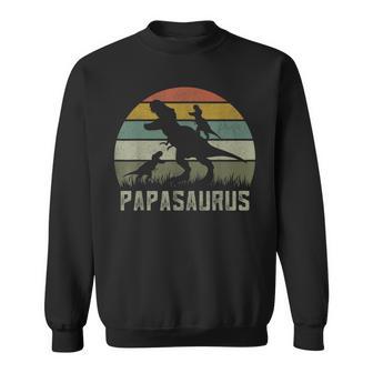 Hombre T-Rex Dino 2 Camisas Para Niños Rawr Grandpa Papasaurus Dinosaur Camisa de entrenamiento - Regaloses