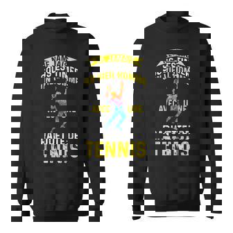 Homme Avec Une Raquette De Tennis Drôle Joueur De Tennis Sweater e - Cadeauxyz