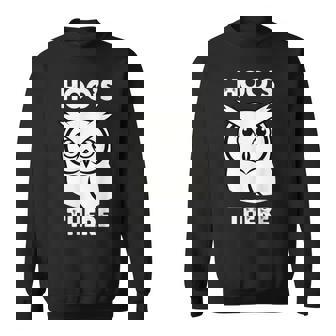 Hoo's There Owl Pun Bird Watching Nature Lover Sweatshirt Unisex | Mazezy