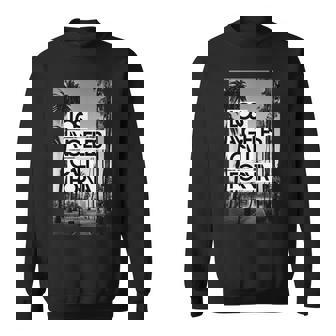 Horizon Californien Cool De Los Angeles Dans Des Palmiers Blancs Et Noirs Sweater e - Cadeauxyz