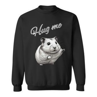 Hug Me ジャンガリアンハムスター アートデザイン 可愛い おしゃれ 動物 齧歯類 スウェットシャツ - Kawaiitshirt