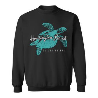 Huntington Beach California Sea Turtle Scuba Diving Diver Sweatshirt Unisex | Mazezy