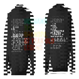 Husband Dad Grandpa 67 Year Old Legend 67Th Birthday Sweatshirt - Monsterry