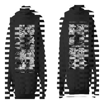 Hypnotic Lions Weird Eyes Horror Weirdcore Spooky Halloween Tank Top Sweatshirt Unisex | Mazezy