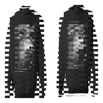 Hypnotic Pit Bull Weird Eyes Weirdcore Spooky Halloween Dog Tank Top Sweatshirt Unisex | Mazezy