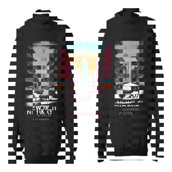 Ice Skating New York NYC Park Sleigh Ride Christmas Scene Tank Top Sweatshirt Unisex | Mazezy