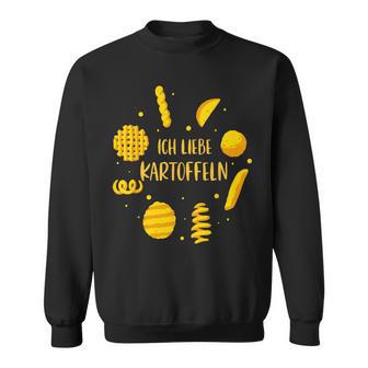Ich Liebe Kartoffeln Kartoffelariationen Sweatshirt - Geschenkecke