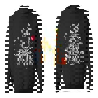 Icônes Du Film D'horreur Chats Pour Les Fans D'horreur Et Les Amateurs De Chats Sweater e - Cadeauxyz