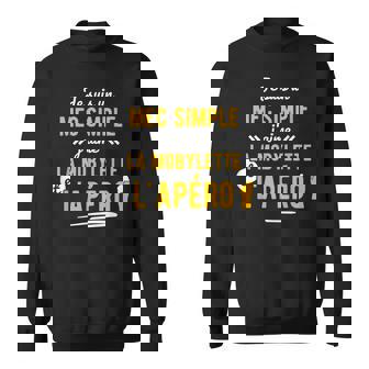 Idee Cadeau Humoristique Homme Passion Mobylette Et Apero Sweater e - Cadeauxyz