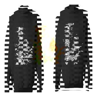 Idée-Cadeau Personnalisé Lettre L En Fleurs Et Papillons Sweater e - Cadeauxyz