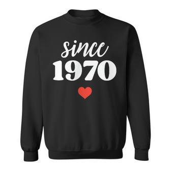 Idée Cadeauaintalentin Anniversaire Couple Mariage 1970 Sweater e - Cadeauxyz