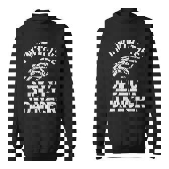 I'm With The Belly Dancer Skeleton Dance Lover Product Sweatshirt Unisex | Mazezy