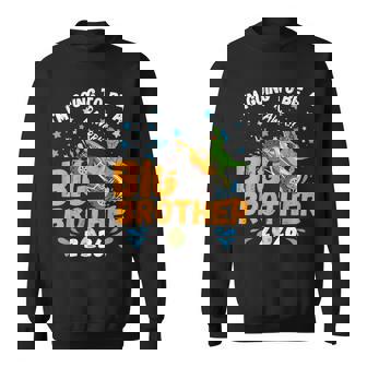 I'm Going To Be Big Brother 2026 Dinosaur Truck Kids Toddler Sweatshirt Unisex | Mazezy