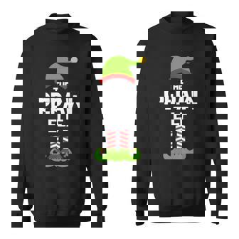 I'm The Pepaw Elf Christmas Family Pajama Sweatshirt Unisex | Mazezy