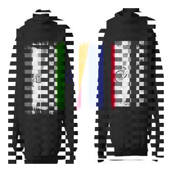 India Thailand Half Flag Indian Thai Roots Sweatshirt Unisex | Mazezy