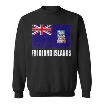 Islas Malvinas Bandera Grunge País Bandera Islas Malvinas Camisa de entrenamiento - Regaloses