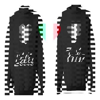 Italia Flag Italian Pride Italy Vacation Italy Flag Sweatshirt Unisex | Mazezy