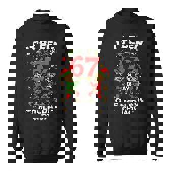 It's Been 6 7 Meme Of Holidays Chaos 67 Meme Christmas Sweatshirt | Mazezy