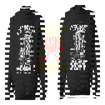 It's Movie Night Retro Family Movie Night Sweatshirt | Mazezy