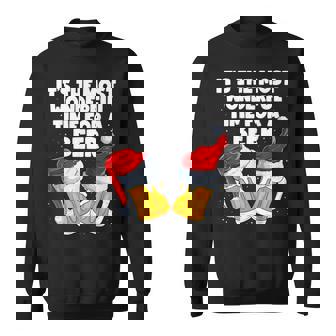 It's The Most Wonderful Time For A Beer Lover Christmas Sweatshirt | Seseable CA