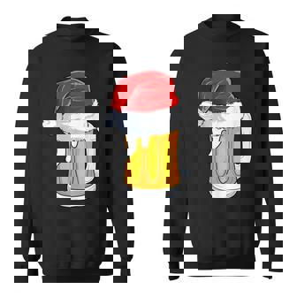 It's The Most Wonderful Time For A Beer Santa Hat Christmas Sweatshirt | Seseable CA