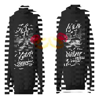 It´s Our 1st Wedding Anniversary For Couples Sweatshirt Unisex | Mazezy