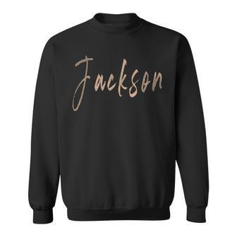 Jackson Wyoming Vintage Elegant Sweatshirt Unisex | Mazezy
