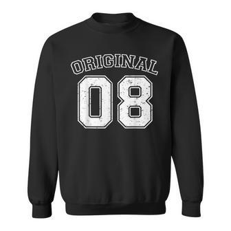 Jahrgang 2008 Geschenk Original 18 Geburtstag Cooles Retro Sweatshirt - Geschenkecke