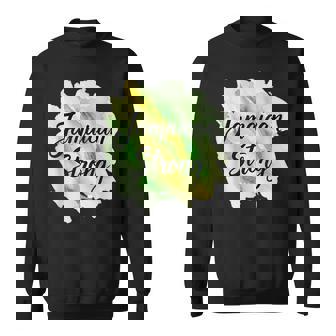 Jamaica Strong Shirt Watercolor Pride Image Sweatshirt Unisex | Mazezy