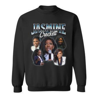 Jasmine Crockett Bootleg-Style Rap Sweatshirt - Thegiftio UK
