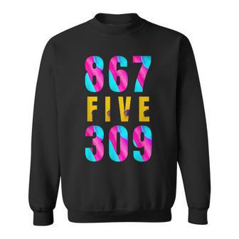 Jenny Phone Number 867-5309 Rock Music Sweatshirt - Thegiftio UK