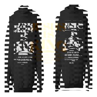 Jesus Is King Bibleerse John 14 スウェットシャツ - Kawaiitshirt