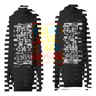Jeu Deociété Hippie Rétro Années 60 70 Peace Love Sweater e - Cadeauxyz