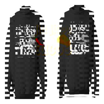 Jiu Jitsu Brazilian Martial Art Jiu Jitsu And Taco Sweatshirt Unisex | Mazezy