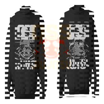 Jiu Jitsu Retro Vintage OSS Jiu Jitsu Sweatshirt Unisex | Mazezy