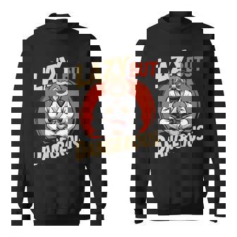 Jiu Jitsu Sloth Retro Vintage Lazy But Dangerous Sweatshirt Unisex | Mazezy